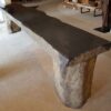 Table basse bois pétrifié 91216