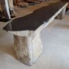 Couchtisch versteinertes Holz 91216
