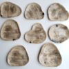 Plato madera petrificada 33004g
