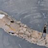 Coffee table petrified wood 37256