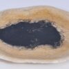 Assiette bois pétrifié 37034j
