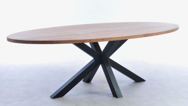 Table acacia ovale