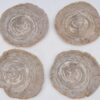 Plato madera petrificada 40331a