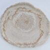 Plato madera petrificada 41014k