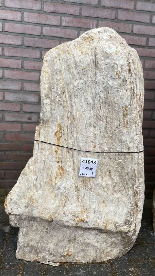 Lápida madera petrificada 41043
