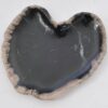 Plato madera petrificada 42079g