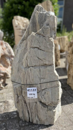 Memorial stone petrified wood 41122