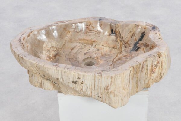 Lavabo bois pétrifié 43393