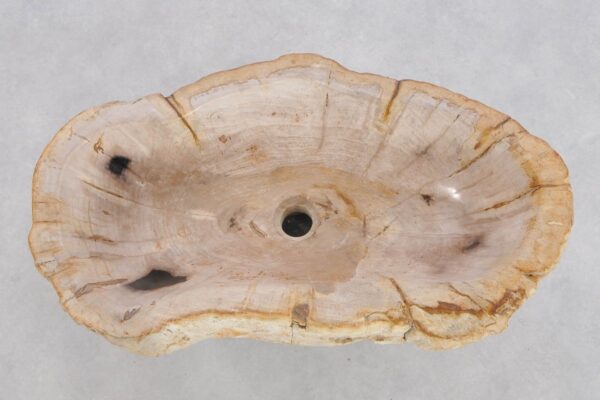 Waschbecke versteinertes Holz 43396