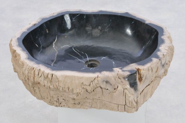 Wash hand basin petrified wood 43386
