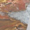 Couchtisch versteinertes Holz 43181