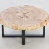 Couchtisch versteinertes Holz 43239