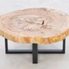 Couchtisch versteinertes Holz 43254