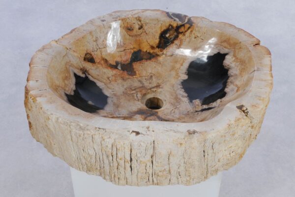 Waschbecke versteinertes Holz 44251