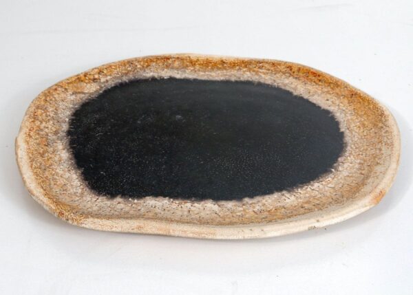 Plato madera petrificada 44035