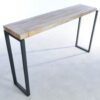 Consoletafel versteend hout 44318