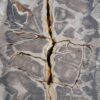 Couchtisch versteinertes Holz 45211