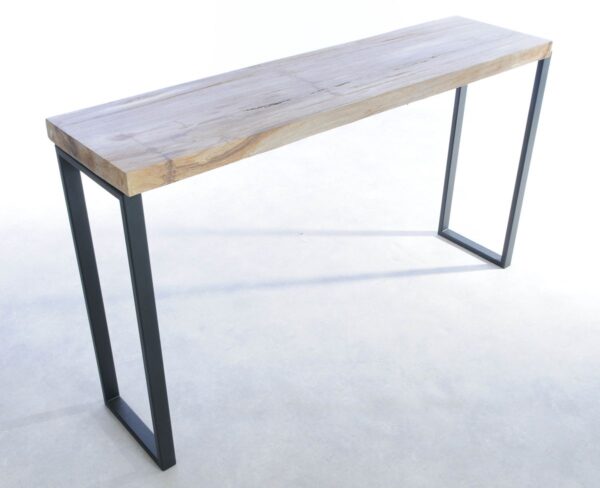 Table console bois pétrifié 44127
