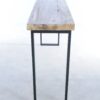 Table console bois pétrifié 44127