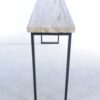 Table console bois pétrifié 44128