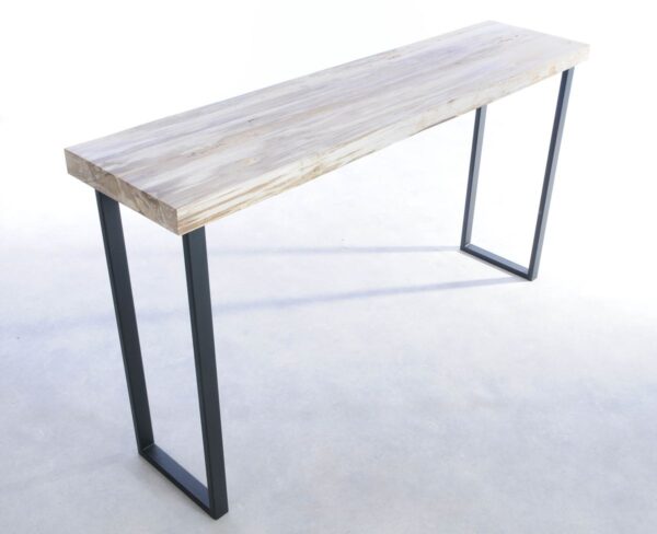Table console bois pétrifié 44129