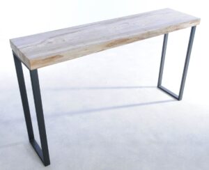 Table console bois pétrifié 44198