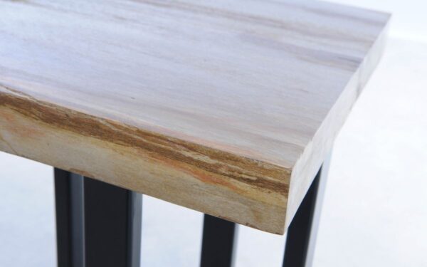 Table console bois pétrifié 44201