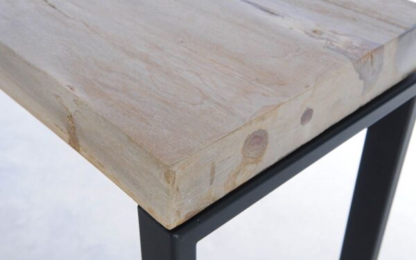 Table console bois pétrifié 44202