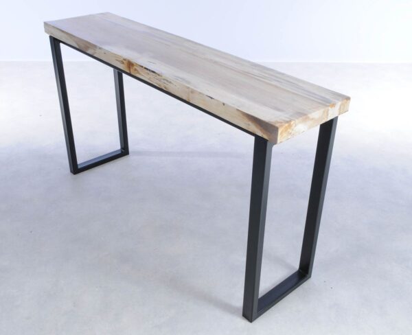 Table console bois pétrifié 44204