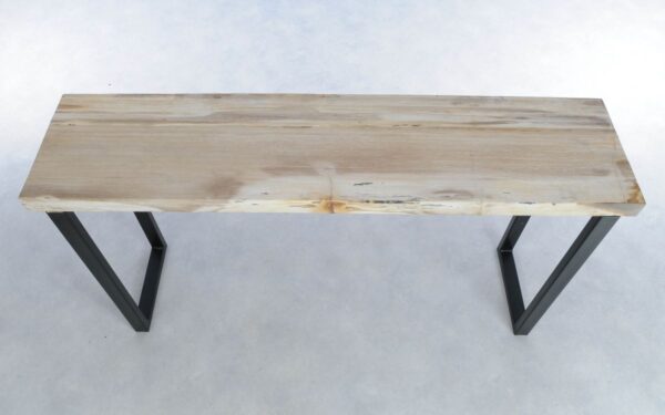 Table console bois pétrifié 44204