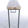 Table console bois pétrifié 44315