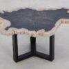 Table basse bois pétrifié 46204a