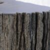 Table d'appoint bois pétrifié 46019
