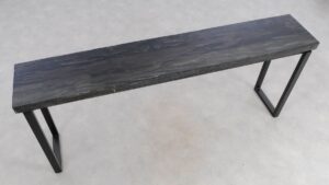 Console table petrified wood 46190