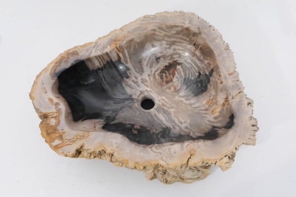 Wastafel versteend hout 46223