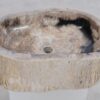 Lavabo madera petrificada 48278