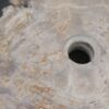 Lavabo madera petrificada 48278