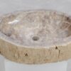 Lavabo madera petrificada 48279