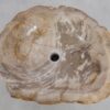 Waschbecke versteinertes Holz 48276