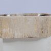 Waschbecke versteinertes Holz 48278