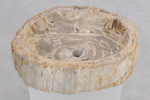 Waschbecke versteinertes Holz 48294