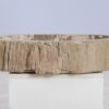 Waschbecke versteinertes Holz 48322