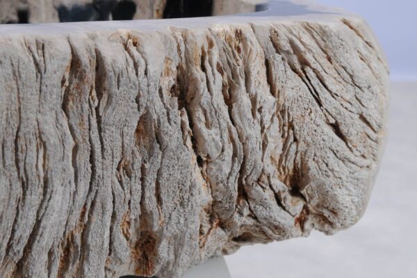 Wastafel versteend hout 48275
