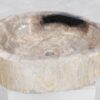 Wastafel versteend hout 48280