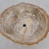 Wastafel versteend hout 48317