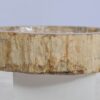 Wastafel versteend hout 48317