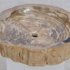 Wastafel versteend hout 48324
