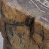 Bijzettafel versteend hout 48004