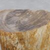 Bijzettafel versteend hout 48013