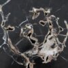 Bijzettafel versteend hout 48049